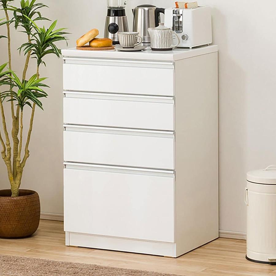 ニトリ（NITORI） キッチンカウンター(レジューム60QH WH) キッチン