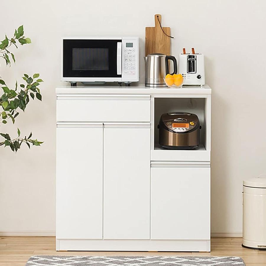 ニトリ（NITORI） キッチンカウンター(レジューム90TH-R WH) キッチン