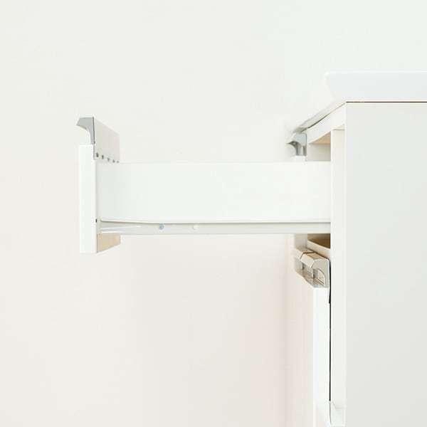 ニトリ（NITORI） 幅150cm 食器棚(レジューム 150TF-H WH/150TH-R WH