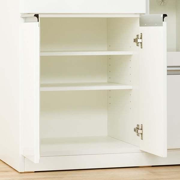 ニトリ（NITORI） 幅90 キッチンボード(レジューム 90TF-H WH/90TL-R