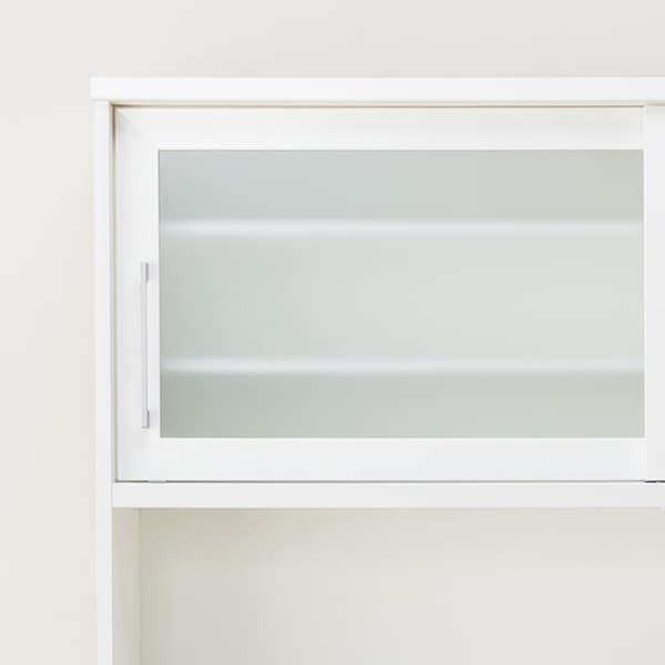 ニトリ（NITORI） 幅150cm 食器棚(レジューム 150TG-S WH/150QL-R WH