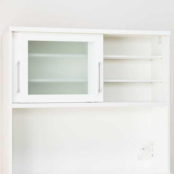 ニトリ（NITORI） 幅120cm キッチンボード( レジューム120-2TG-S WH