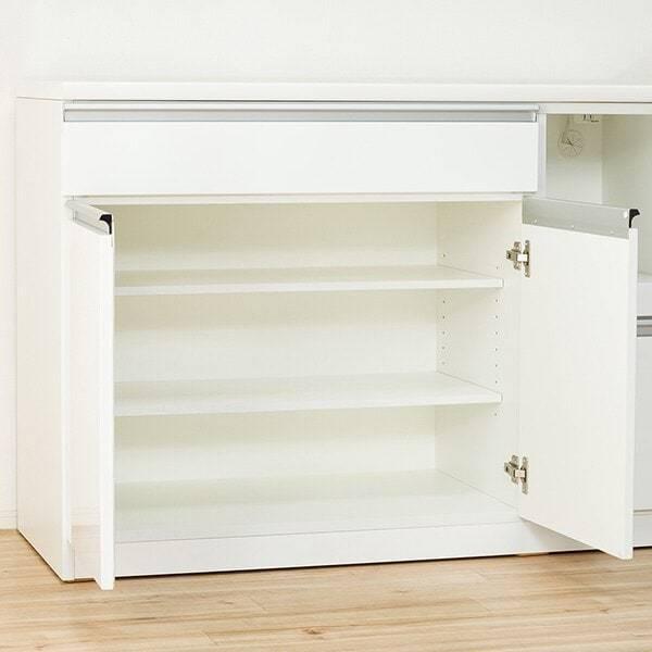 ニトリ（NITORI） 幅120cm キッチンボード( レジューム120-2TG-S WH