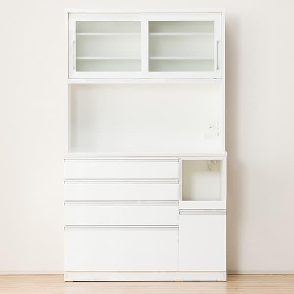 ニトリ（NITORI） 幅120cm キッチンボード( レジューム120-2TG-S WH