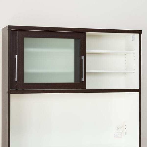 ニトリ（NITORI） 幅120cm キッチンボード( レジューム120-2TG-S DBR