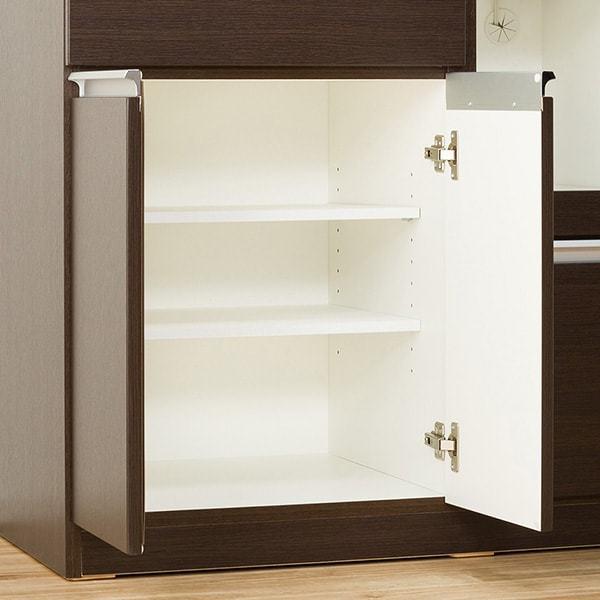 ニトリ（NITORI） 幅90 キッチンボード(レジューム 90TG-S DBR/90TL-R