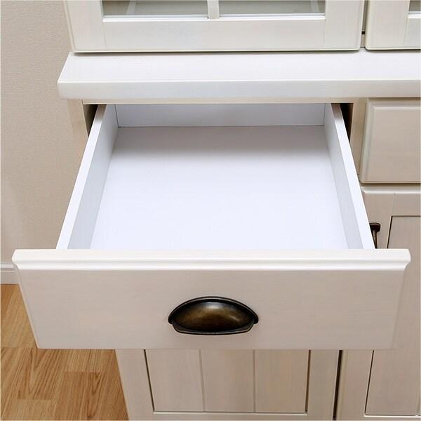 ニトリ（NITORI） 幅80cm 食器棚(ミランダ2 80 WW) ダイニングボード