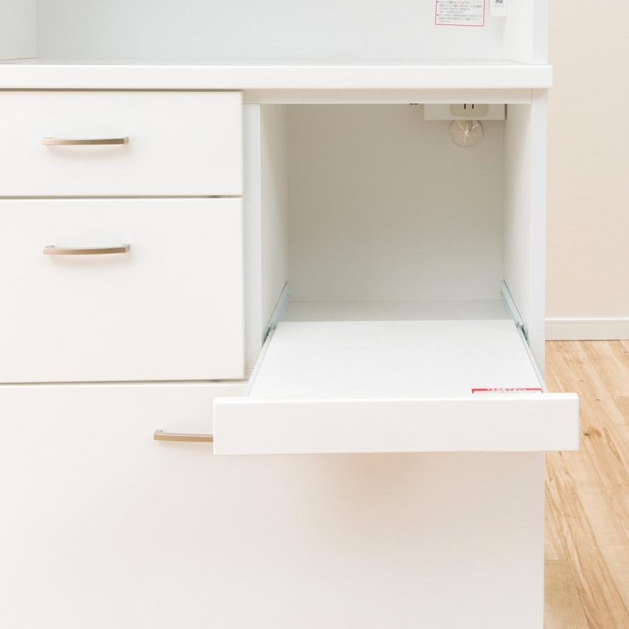 ニトリ（NITORI） 幅80 キッチンボード レンジボード 食器棚 (コパン T