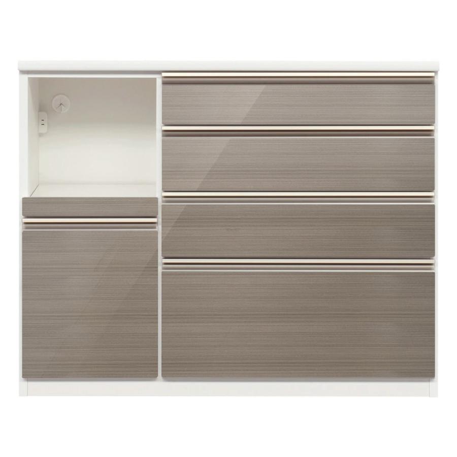 ニトリ（NITORI） キッチンカウンター(ラピス120 ステンゴールド