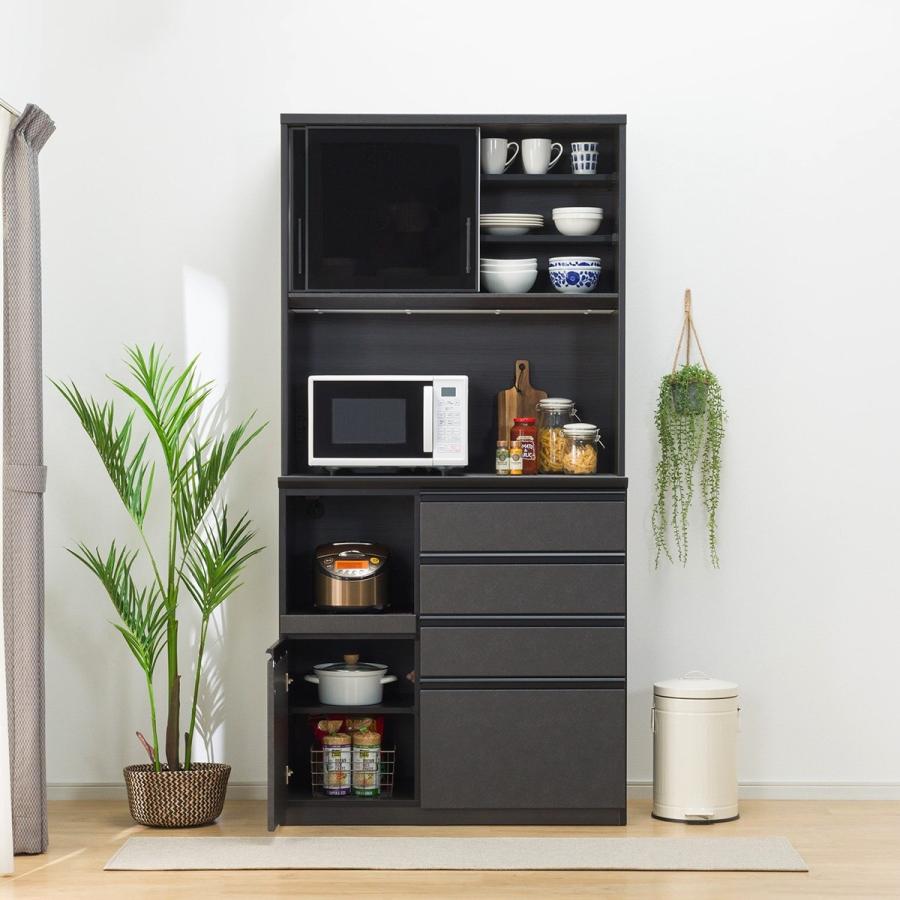 ニトリ（NITORI） 幅100cm キッチンボード(SP201 100KB GY) : ニトリ