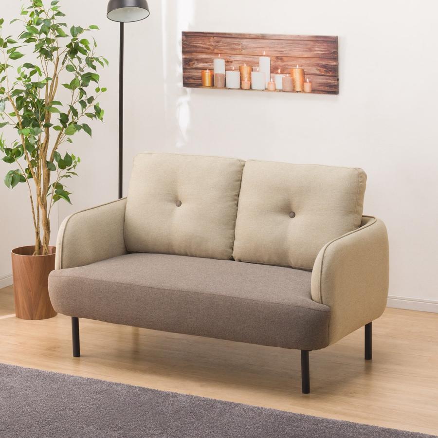 ニトリ（NITORI） カジュアル コンパクトソファ 2人掛け布張りソファ