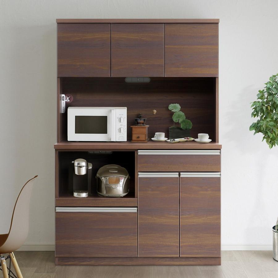 ニトリ（NITORI） 幅119.5cm見た目すっきり 板戸レンジボード (幅119.5