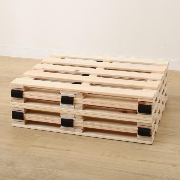 ニトリ（NITORI） ベッド セミダブル 檜4つ折りすのこベッド(CO4-SD