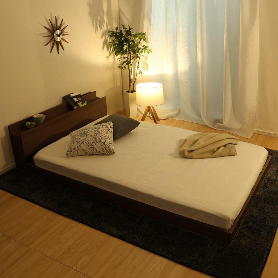 ニトリ（NITORI） シングル 宮・コンセント付き北欧調フロアベッド