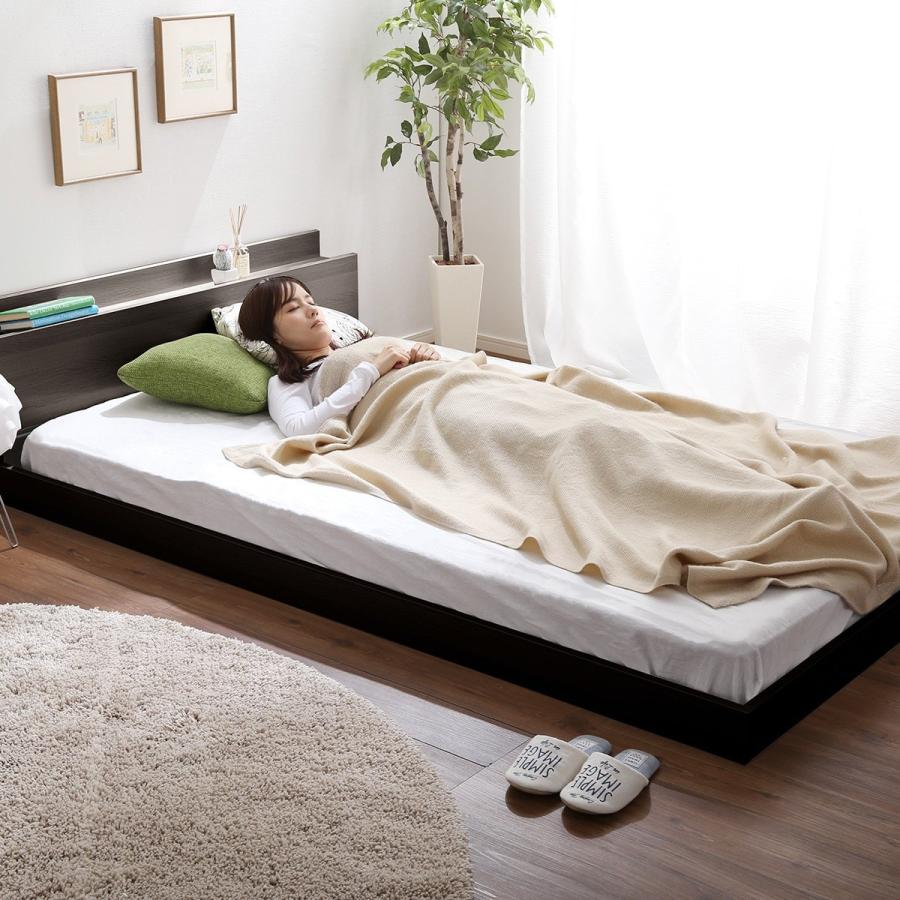 ニトリ（NITORI） ベッド シングル 宮・コンセント付き北欧調フロア