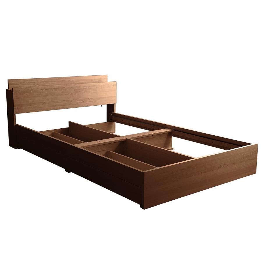 ニトリ（NITORI） ベッド シングル 棚・コンセント付きチェストベッド