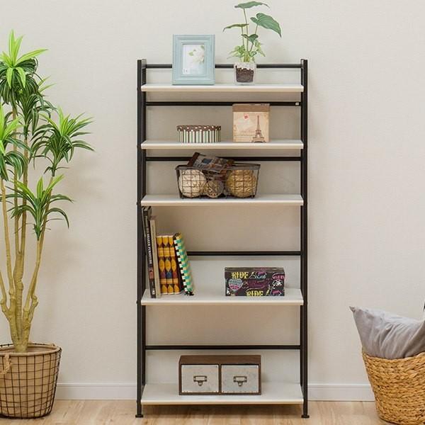 ニトリ（NITORI） シェルフ(サーヤ2 WH) 本棚 スチールラック スチール