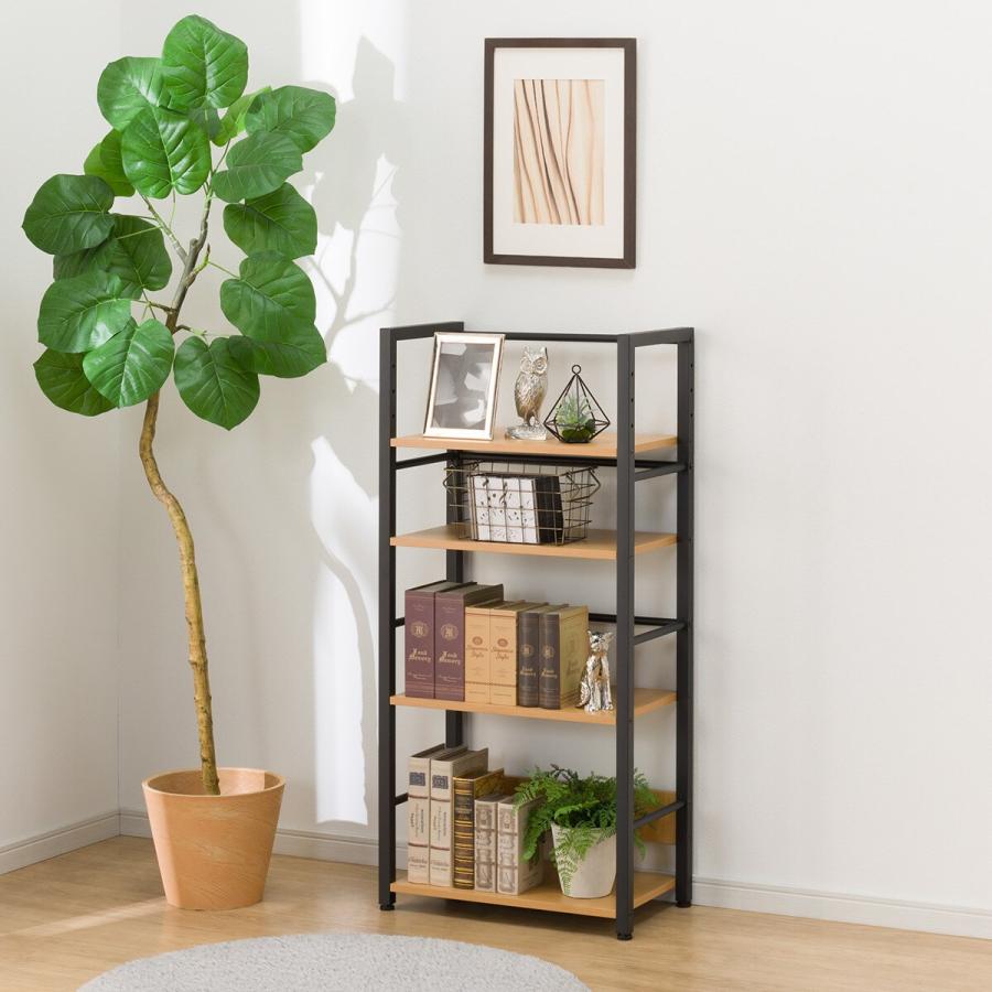 ニトリ（NITORI） ブックシェルフ( ZK004 53 LBR) 本棚 スチールラック