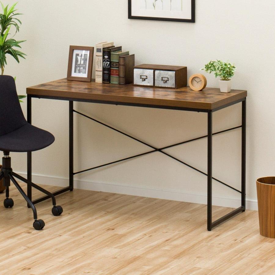 ニトリ（NITORI） デスク(ステインSN01-120 BR) ニトリ期間限定：4/6迄