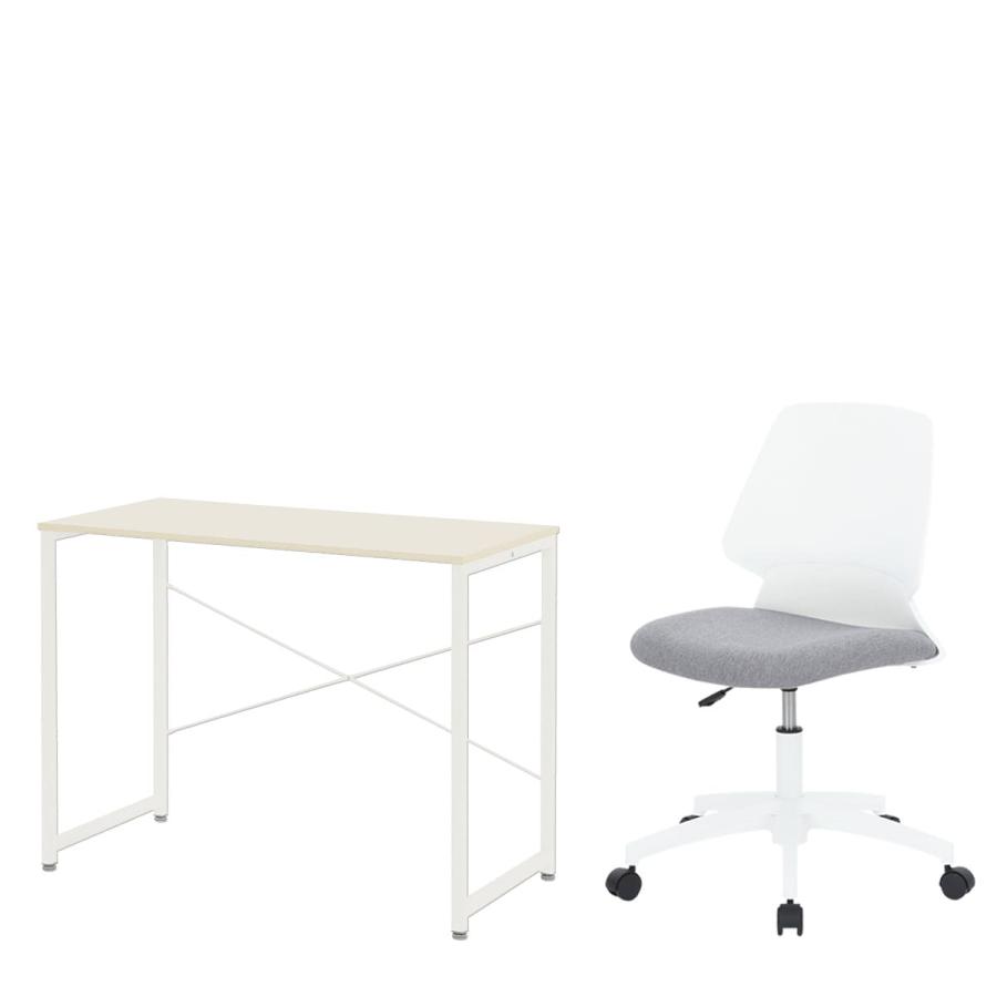 ニトリ（NITORI） デスクチェアセット(デスク ZK001 95 WW/ワーク