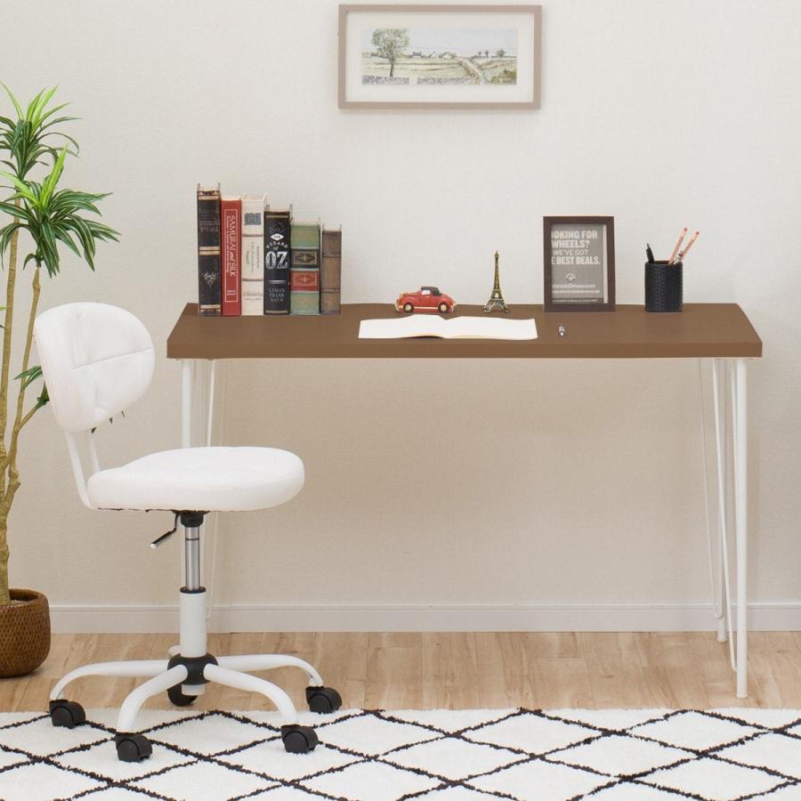 ニトリ（NITORI） 幅118cm デスクプレフェセット(天板118MBR/ワイヤー