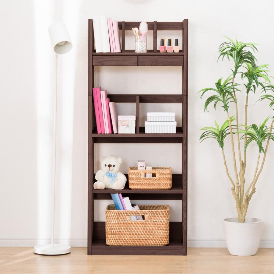 ニトリ（NITORI） オープンシェルフ(ビーノ60 WT) 木製 本棚 ラック