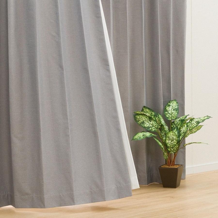 ニトリ（NITORI） 遮光1級・遮熱・遮音カーテン(ディナ グレー