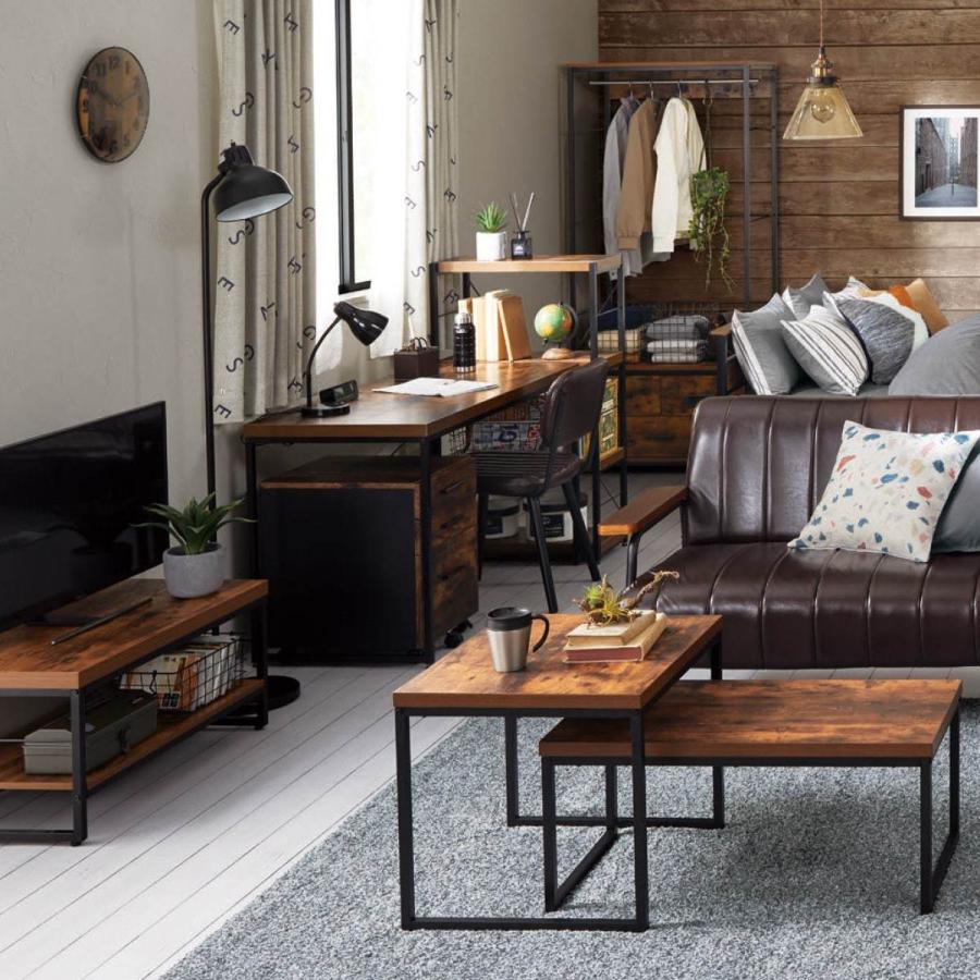 ニトリ（NITORI） テレビ台(ローボードステイン 80N) ニトリ期間限定