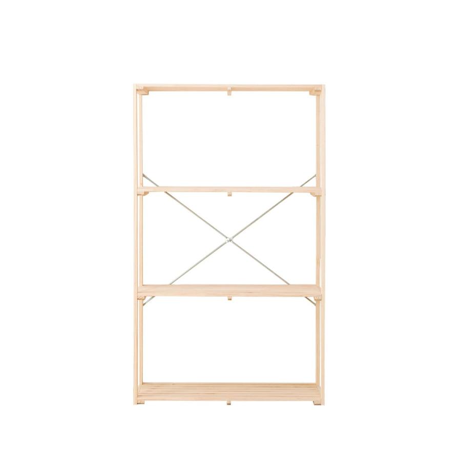 ニトリ（NITORI） パインラック マンクス8240(3段) 木製 本棚 ラック