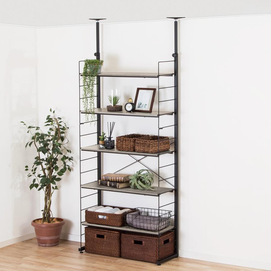 ニトリ（NITORI） ワイヤーシェルフNポルダ(幅80cm グレー) : ニトリ