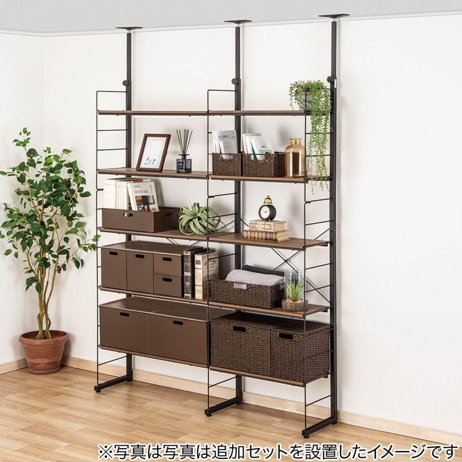 ニトリ（NITORI） 『追加セット』突っ張りワイヤーシェルフNポルダ幅