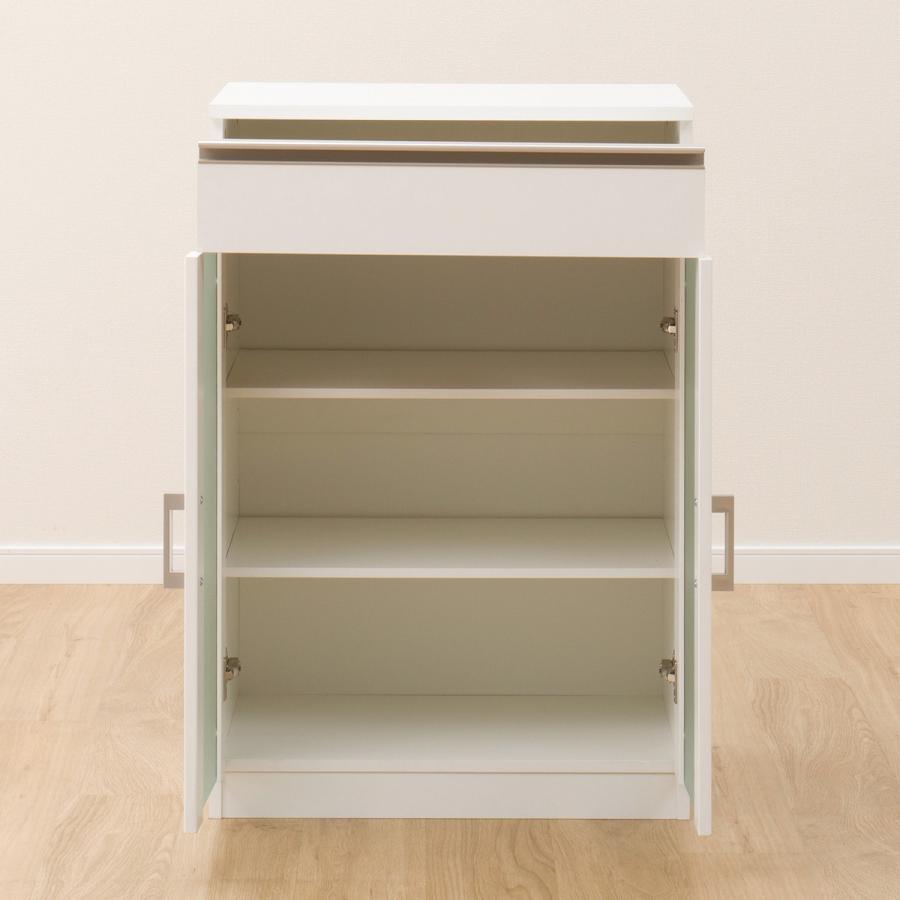 ニトリ（NITORI） 幅60cm キャビネット (フォルムN SK9060D WH） 食器