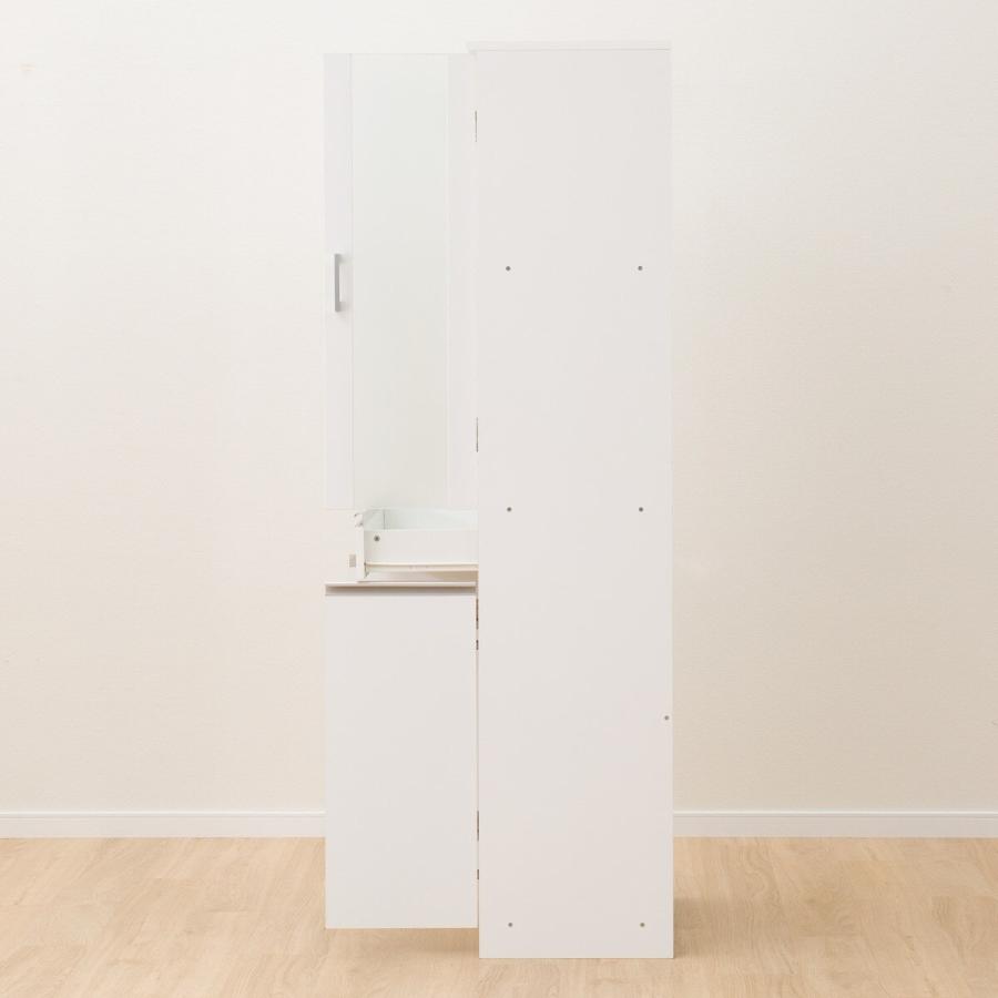 ニトリ（NITORI） 幅60cm キャビネット(フォルムN SK1860 WH) 食器棚