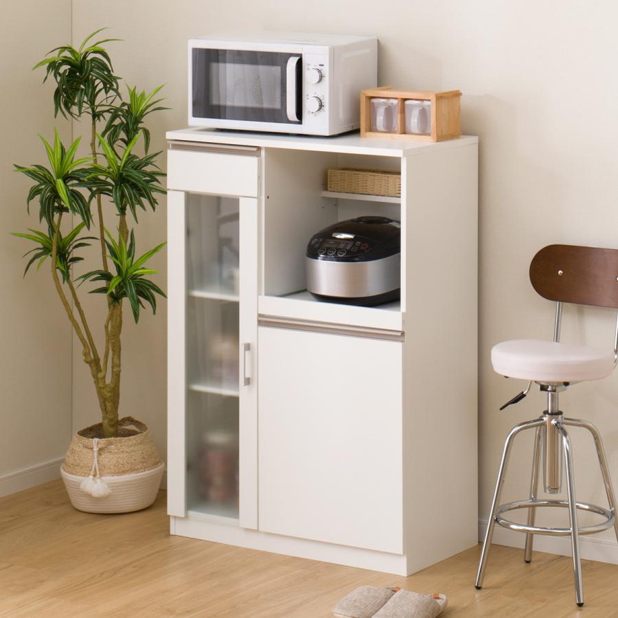 ニトリ（NITORI） レンジ台(フォルムN RE1175 WH） レンジラック