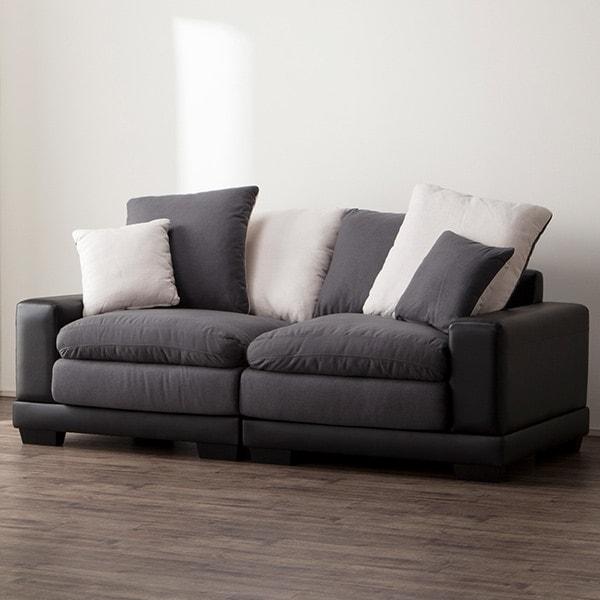 ニトリ（NITORI） ソファー ソファ 3人掛けソファ (キングダム3KD 布