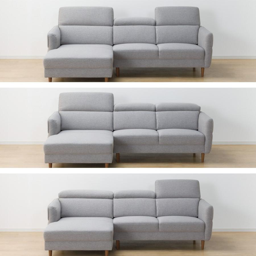 ニトリ（NITORI） ソファー ソファ 布張りカウチソファ(KK026 RC GY) 3