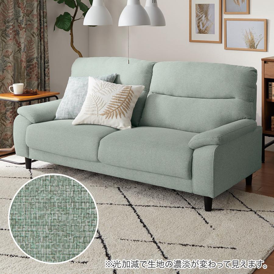 ニトリ（NITORI） 3人掛け布張りソファ(MK02 KD LGR) ニトリ期間限定