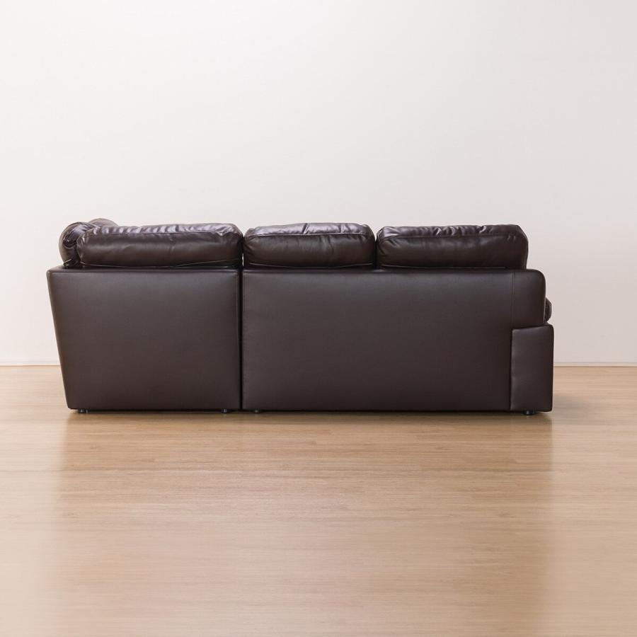 ニトリ（NITORI） ソファー ソファ コーナーソファ(Sステイツ DBR-L