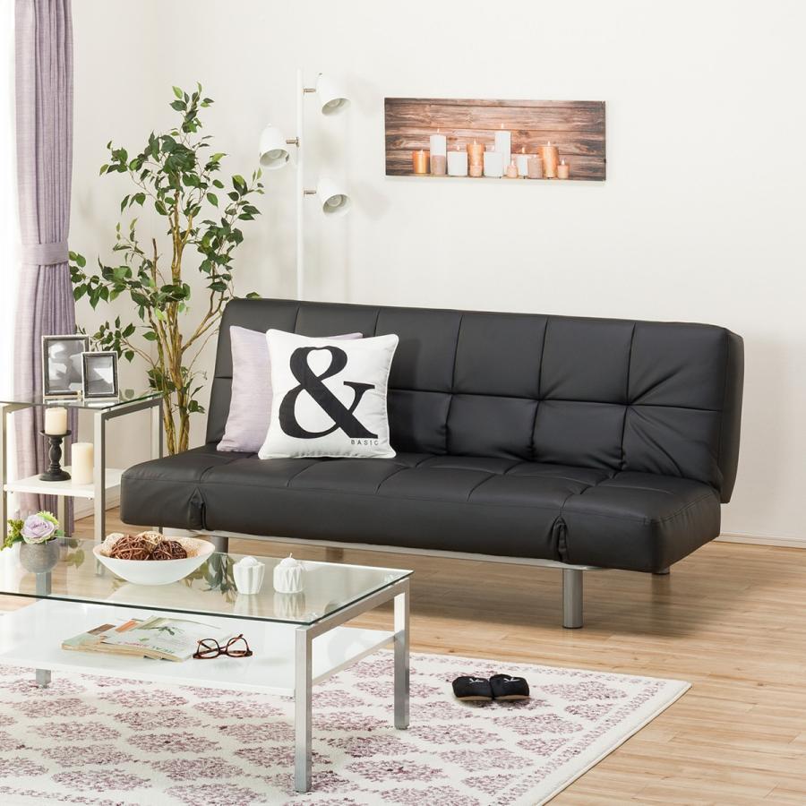 Nシールド 背もたれ・肘の角度調整可能 ソファベッド(Nシールド