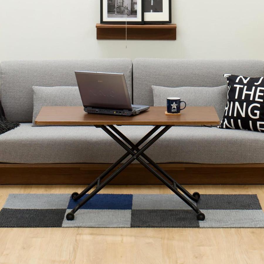 ニトリ（NITORI） 昇降センターテーブル(ライザN MBR/BK) ニトリ期間