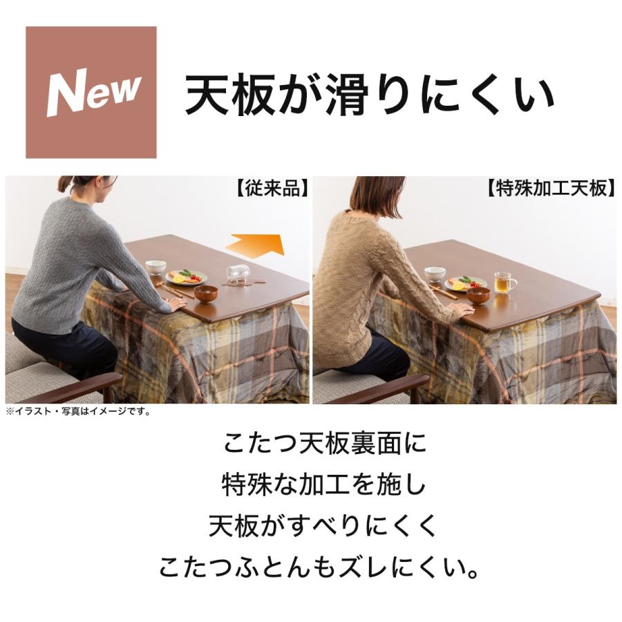 ニトリ（NITORI） フラットヒーター付きリビングこたつ(フロットR105