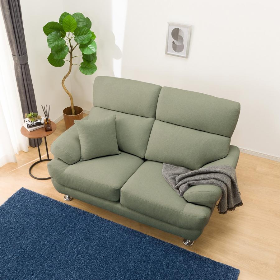 ニトリ（NITORI） 2人掛け布張りソファ(ポケット BS13 NシールドAQ-YGR