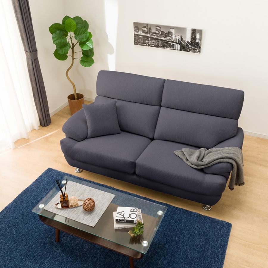 ニトリ（NITORI） 3人掛け布張りソファ(ポケット BS13 NシールドAQ-DBL