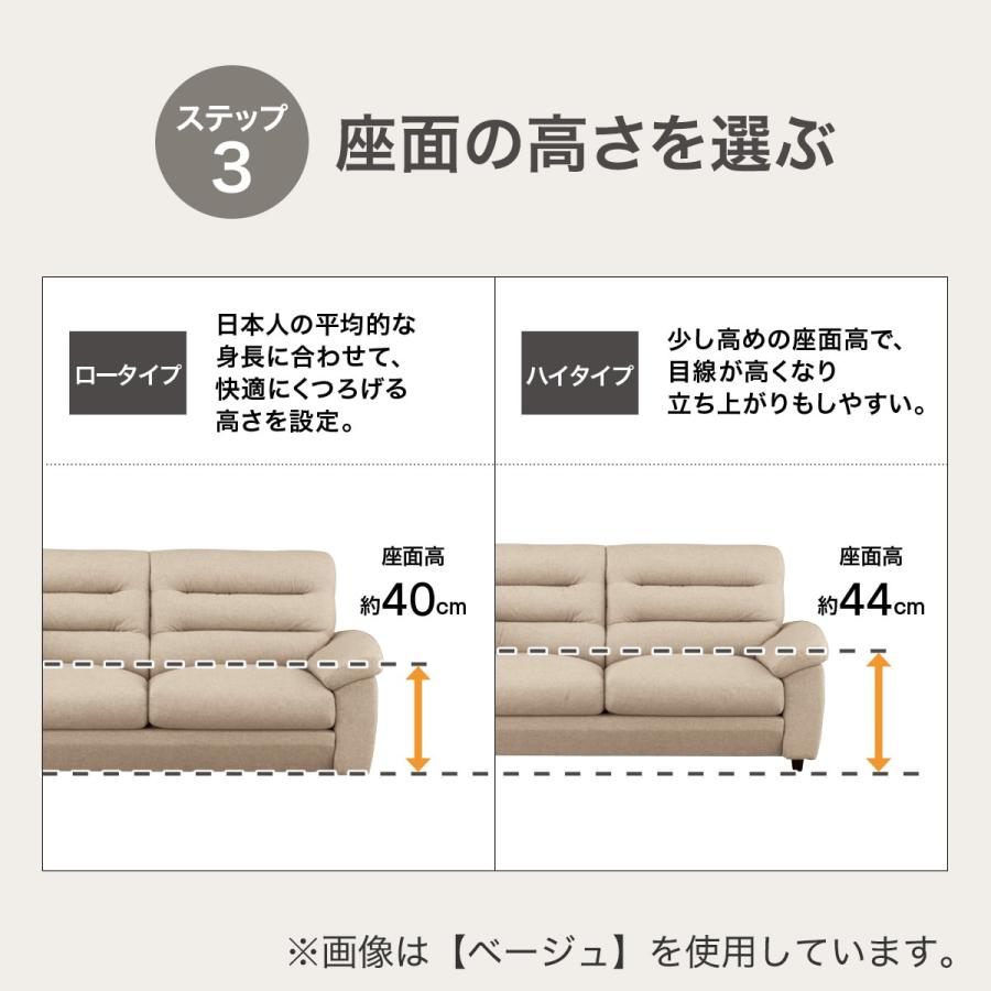 ニトリ（NITORI） 2人掛け布張りソファ(Nポケット BS12 S-LO AQ-BE