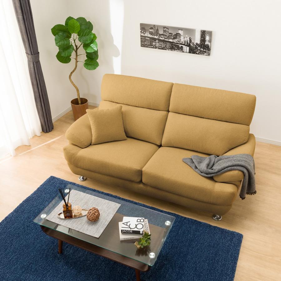 ニトリ（NITORI） 3人掛け布張りソファ(Nポケット BS13 AQ-YE) ニトリ