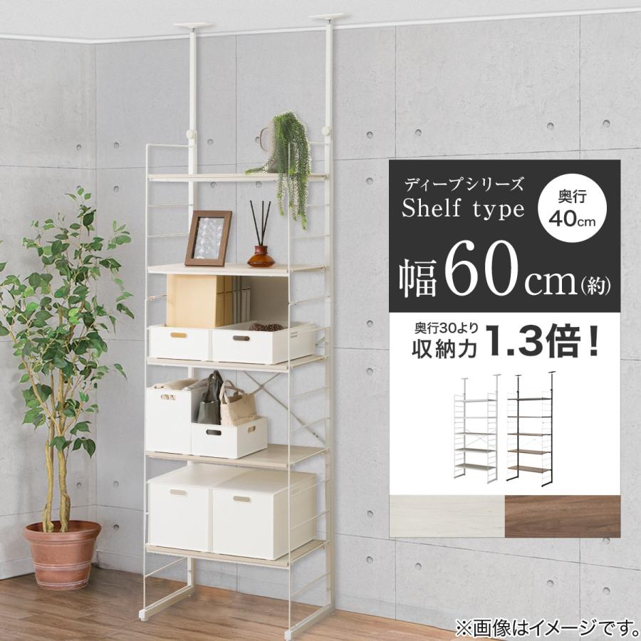 ニトリ（NITORI） 突っ張り壁面収納 Nポルダディープ2 (幅60cm NP01