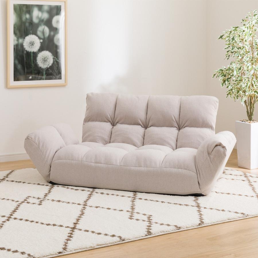 ニトリ（NITORI） ポケットコイル 2WAYカジュアルソファ 布張りタイプ