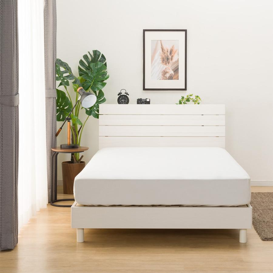 ニトリ（NITORI） ベッド セミダブルベッドフレーム(EB-001 WW LEG/LOW