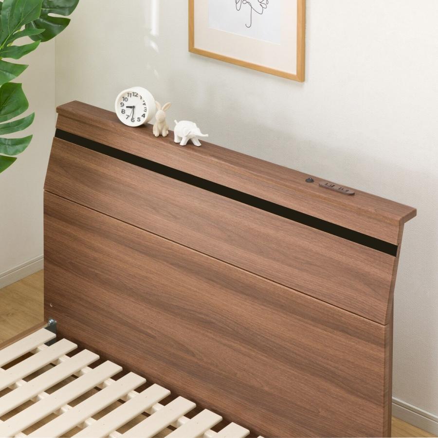 ニトリ（NITORI） ベッド セミダブルベッドフレーム(EB-002 MBR LEG