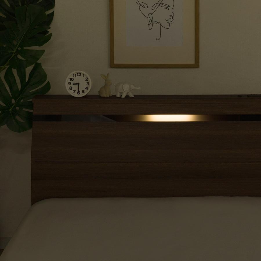 ニトリ（NITORI） ベッド セミダブルベッドフレーム(EB-002 MBR LEG